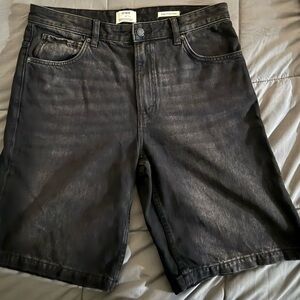 Cotton On Men's Dark Denim Shorts
